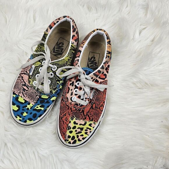 VANS ERA Patchwork Leopard Snake Men 4 Women 6 - Picture 1 of 9